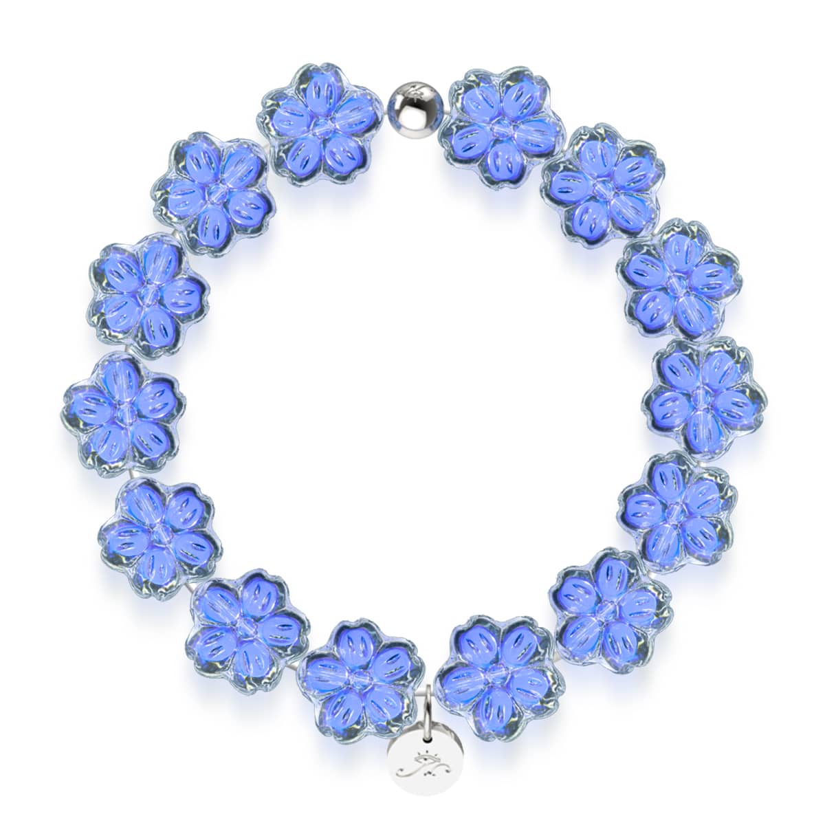 Eisblumen | Feenglas Armband